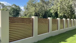Eurowood Aluminium Slat Fencing