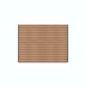 Horizontal aluminium slat fencing systems